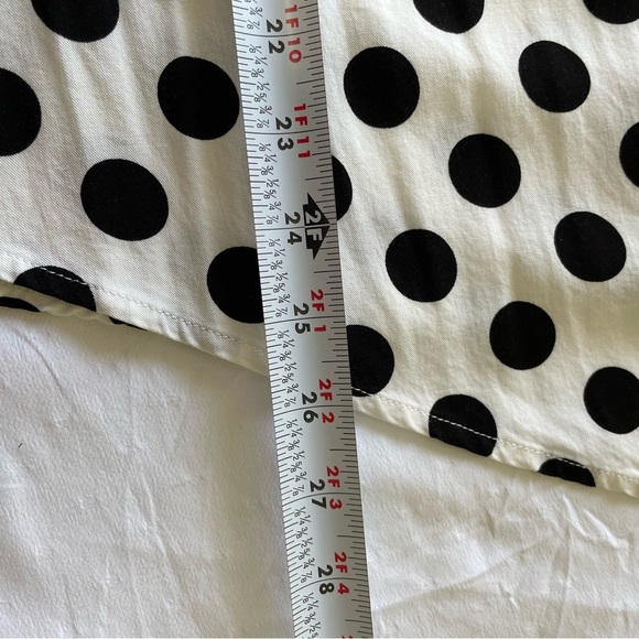 Torrid Women’s Size 3X white with black polka dots spaghetti strap cami - Picture 5 of 9